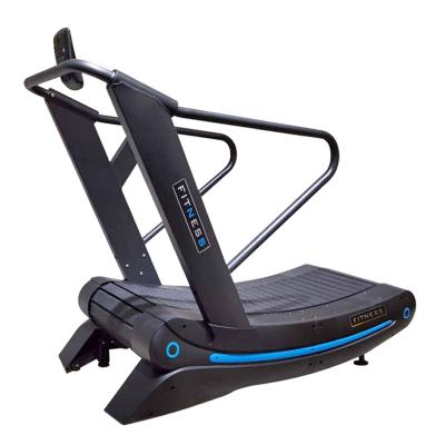 China China Manufacture Running Commercial Fitness Gym Equipment, Factory Price No Power Curved Treadmill Air Runner Machine for sale