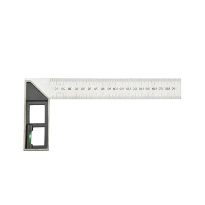 China Multifunctional Good Quality Stainless Steel Carpenters Measuring Tool Combination Ruler With Spirit Level Angle Measuring Ruler for sale