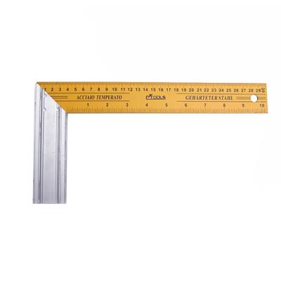 China Wholesale Multifunctional Customized 10 Inch Angle L 90 Degree Square Ruler With Aluminum Alloy Handle for sale