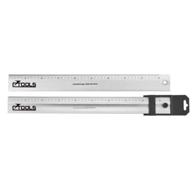 China Multifunctional Hot Sale Custom Logo Measuring Tool 30cm Aluminum Ruler for sale