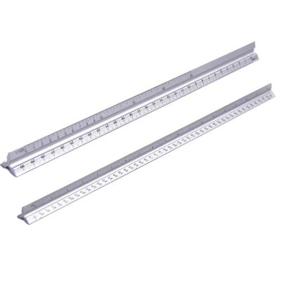 China New Hot Sale 15CM Triangular Multifunctional Hot Sale Aluminum Custom Scale Ruler for sale