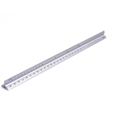 China Multifunctional Factory Direct Supply 15cm Triangular Engineering Drafting Scale Ruler Aluminum Architect for sale