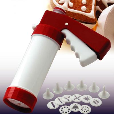 China Viable Cookie Press Icing Decorating Kit Set for sale