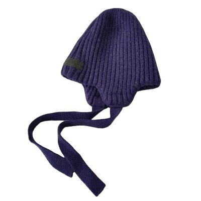 China JOINT custom printing logo knitted winter hats knitted cap ear protection made in china for sale