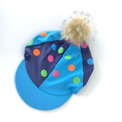 China COMMON high quality outdoor riding hat pom pom printed hat made in china for sale