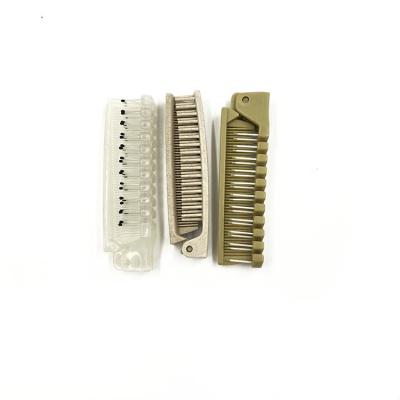 China Beauty Hair Salon Most Popular Modern Design Hotel Wholesale Hair Comb Foldable Comb Hotel With Logo for sale