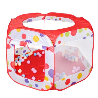 China Easy Foldable Children Play Tent Baby play tent princess castle pop up hexagonal play tents,pech skin play house with light kids tent for sale