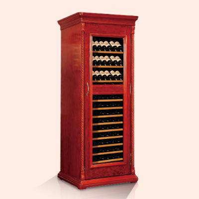 China Factory Direct Raching Hotel Wine Cellar Bar Furniture Solid Wood Cooler Wine Sideboard for sale