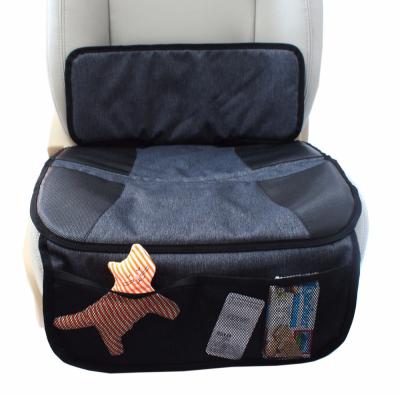 China Brief & 2021 Hot Selling Durable Single Color Amazon 600D Car Seat Cover Low Protector With Storage Pocket for sale