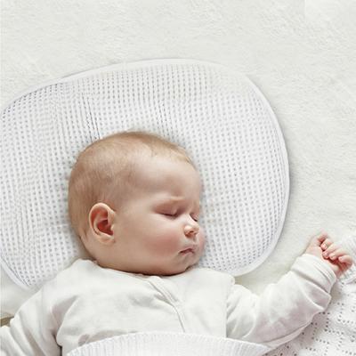 China Protect Baby Newborn Baby Head Support Infant Prevent Sleep Pillow Cotton Baby Flat Head Neck Pillow for sale