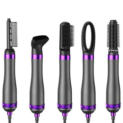 China Professional Salon Wholesale Ionic High Speed ​​5 in 1 One Step Portable Negative Ionic Hair Blow Dryer Set for sale