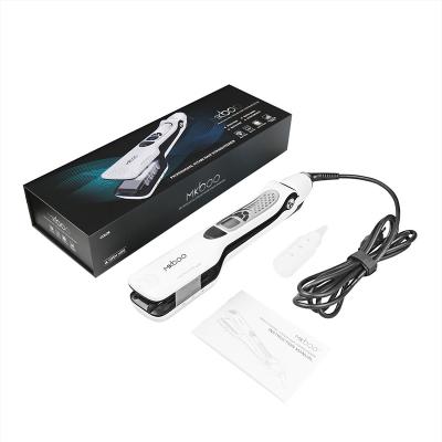 China Car Salon Professional Home Nano Digital Ceramic Steampod LCD Display 450 Degree Hair Straightener Flat Iron for sale