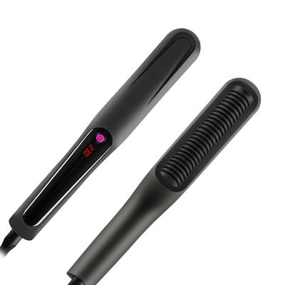 China Hot New Design Car Electric Hair Tryer and Fan Brush Hair Straightener Brush Hair Straightener Comb for sale