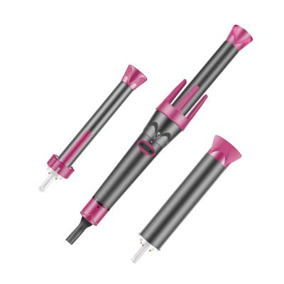 China 2 In 1 3 In 1 Automatic Curling Rollers Hair Curler Wand With 3 Interchangeable Ceramic Barrels for sale