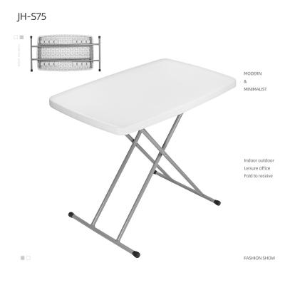 China Foldable Outdoor Garden Small Mini Folding Computer Table Height Adjustable Foldable Portable Plastic for sale