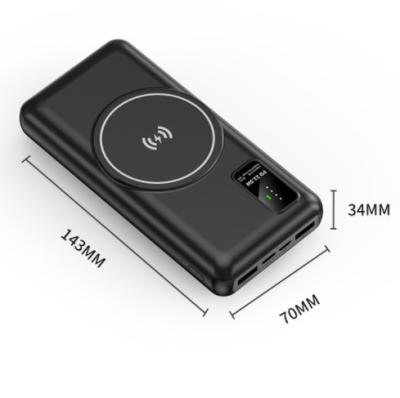 China Mini PowerBank 10000mAh Fast Charging Support Portable Wireless Magnetic Power Bank for sale