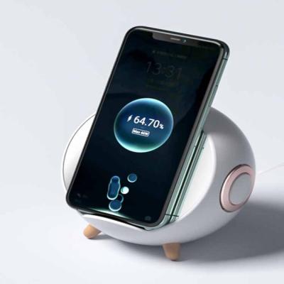 China Wireless Charger For Mobile Phone Support TF Card Small Heavy Bass HD High Frequency Sound Audio Speaker for sale