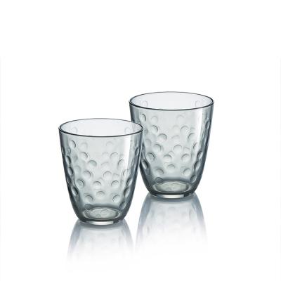 China 310ML*2 Large Capacity Lightweight Luxury Household Drinking Glass Tumbler Water Glass Cups Set Coffee Pitcher Ripple Glass Carafe With Cup for sale