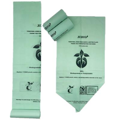 China BIODEGRADABLE PLA Cornstarch Eco Friendly Compostable Waste Bag Use For Kitchen Restaurant Biodegradable Waste Bags On Roll for sale