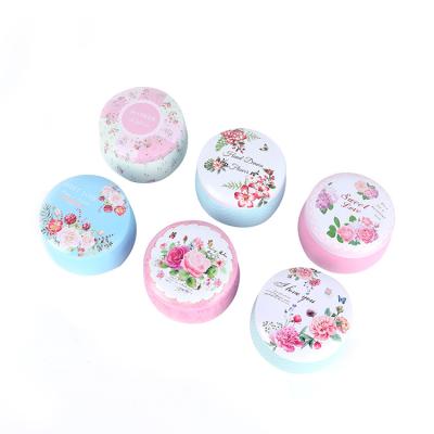 China Eco - Friendly Material Wholesale Premium Round Multi Color Printed Small Tinplate Candle Jar With Lid for sale