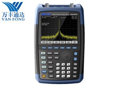 China HSA830 9KHz | 3.6GHz tragbarer Zoll LCD des Spektrumanalysator-6,5 6000 Milliamperestunden-Batterie zu verkaufen