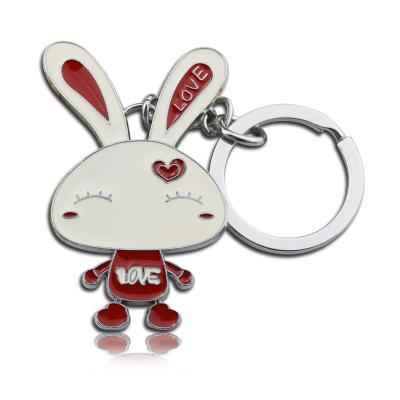 China Metal/zinc alloy/iron/brass best selling metal design custom enamel cartoon zinc alloy logo personalized key chain for sale