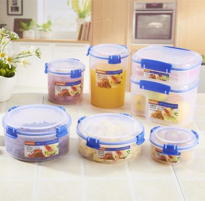 China Freshness Preservation Kitchen Food Storage Container Transparent Airtight Food Box for sale