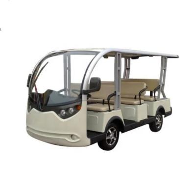 China LT 8 Passenger Sightseeing Bus Shuttle Trolley With 72V 7.5kw Motor 4310*1565*2350mm for sale