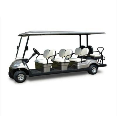 China LT Folding Back Seats Electric Guided Cart A627.6+2 8 Seats Golf Cart 4280*1200*1800mm for sale