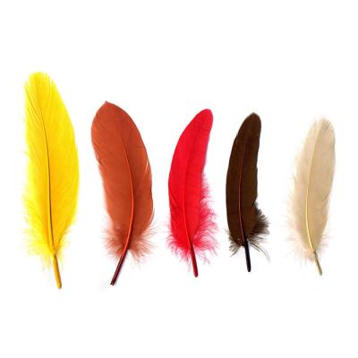 China Satinettes Classic Loose Goose Dyed Feathers for sale