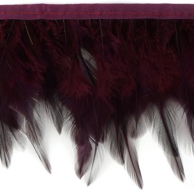 China Dress accessories saddle dyed feather rooster for sale