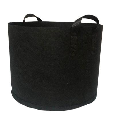 China Durable Garden Nursery 1 3 5 7 10 15 30 Gallon Biodegradable Black Cloth Mushroom Plant Planting Bag Grow Bags For Plants for sale