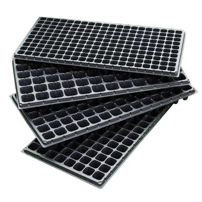 China Eco-friendly Grow Tray For Microgreens Seedling Starter Plastic Seed Tray Heavy Duty Seedling Tray 100 Holes for sale