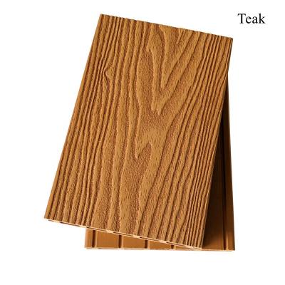 China Deep Embossing EUROPEAN 3D WPC Wood Decking WPC Plastic Composite Exterior Flooring for sale