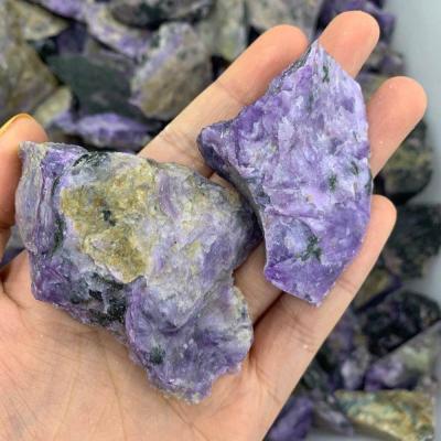 China China Crystal Rough Stone Reiki Gemstone Natural Wholesale Crystal Crafts Healing Folk Crafts Charoite for Home Decoration for sale