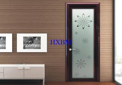 China Pressure Resistant Internal Glazed Doors , Townhouses Interior Doors With Glass for sale