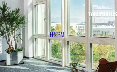 China Anodized 12A 5mm Triple Glass Pine Wood Windows Heat Insulation zu verkaufen