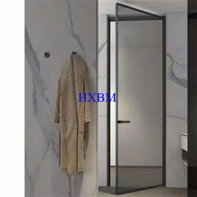 China puertas de aluminio de 2.28pvb 6063-T5 con profundidad de madera del final 120m m en venta