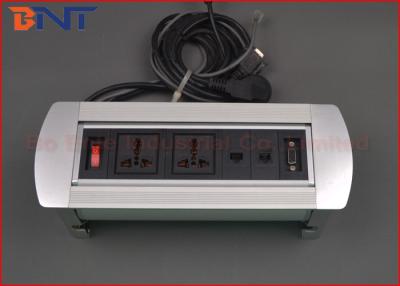 China Manueller Flip Up Conference Table Power-Sockel-Verbindungs-Kasten 110V - Wechselstrom 240V zu verkaufen