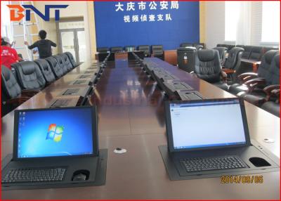 Cina Il progetto dell'ufficio di sicurezza di Pubilc, Flip Up Screen Electrical Lift ha integrato 19