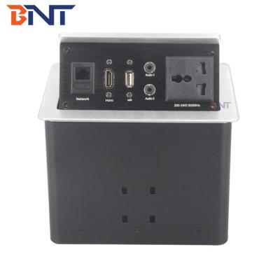 China high quality hydraulic gas pop up desktop power and date socket for sale