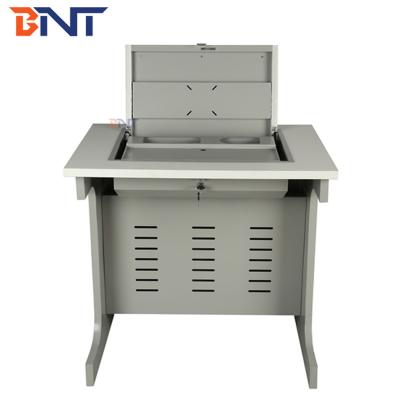 Cina Flip Top Computer Desk d'acciaio laminato a freddo, singola Tabella girante manuale del computer in vendita