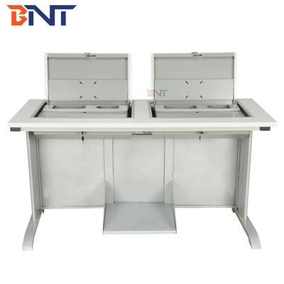 Cina Scuola Flip Top Computer Desk/doppia Tabella del computer con l'alta superficie di struttura in vendita