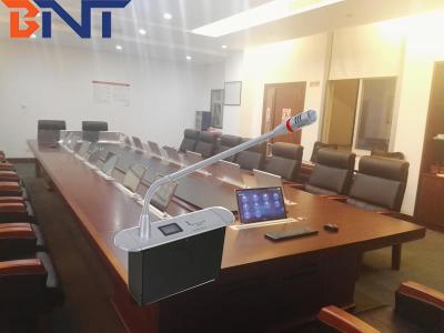 China Micrófono integrado del cuello de cisne de la mesa de reuniones con la exhibición del LCD en venta