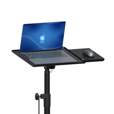 China Tragbarer faltender Laptop-Stativ-Stand mit Maus Tray Wheels zu verkaufen