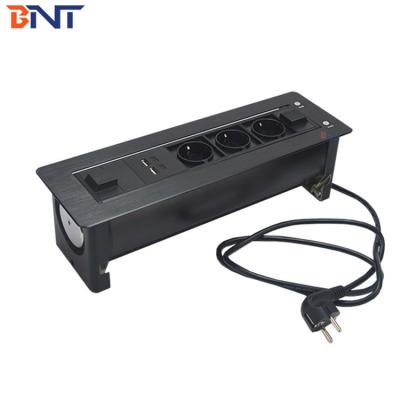 China Gemotoriseerde Flip Up Conference Table Electric-de Afzetdoos van de Machtscontactdoos Te koop