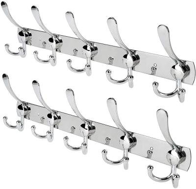 China Sustainable Wall Mounted Coat Hooks, Coat Hat Rack, Stainless Steel Coat Hooks For Wall for sale