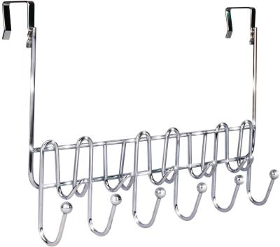 China Viable Over The Door Hook Hanger - 11 Hooks Over The Door Coat Rack For Hanging Clothes Hat Towel for sale