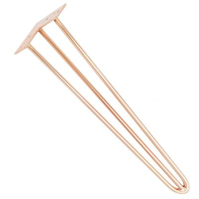 China Wholesale New Design Easy Installation Metal Hairpin Legs Colorful Hairpin Table Legs for sale