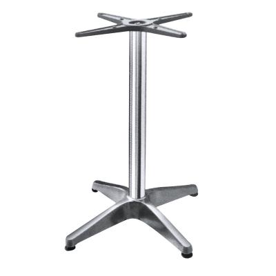 China Easy Installation Folding Metal Aluminum Cube Table Base Table Legs Base for sale